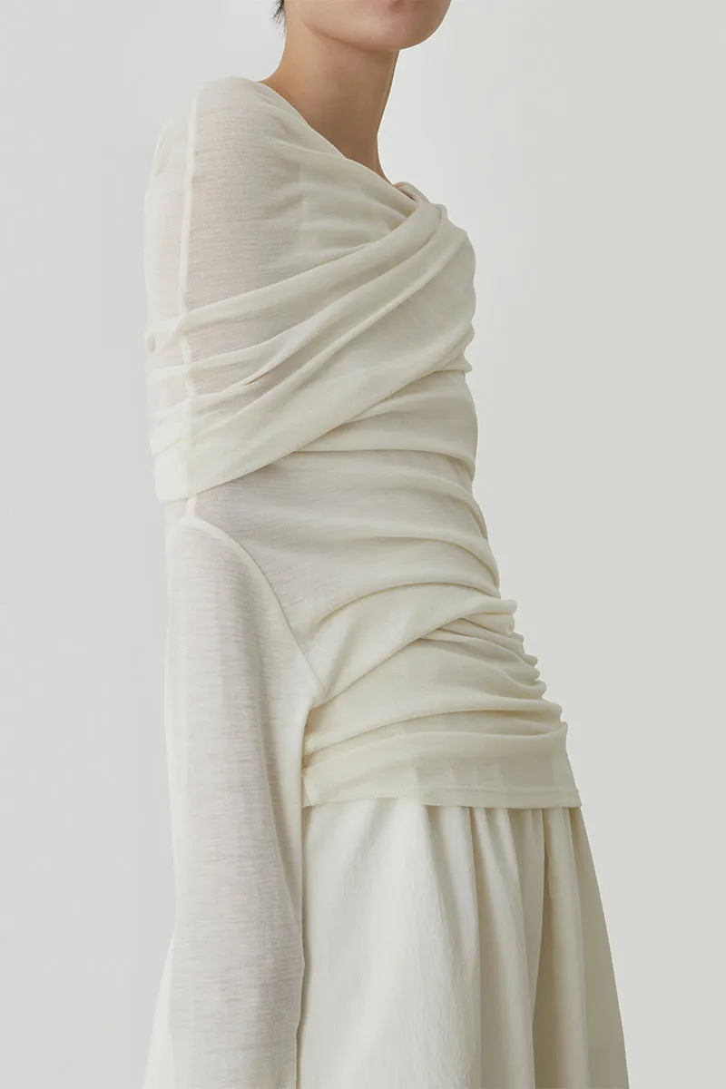 Wear More Pleated Knit Tops