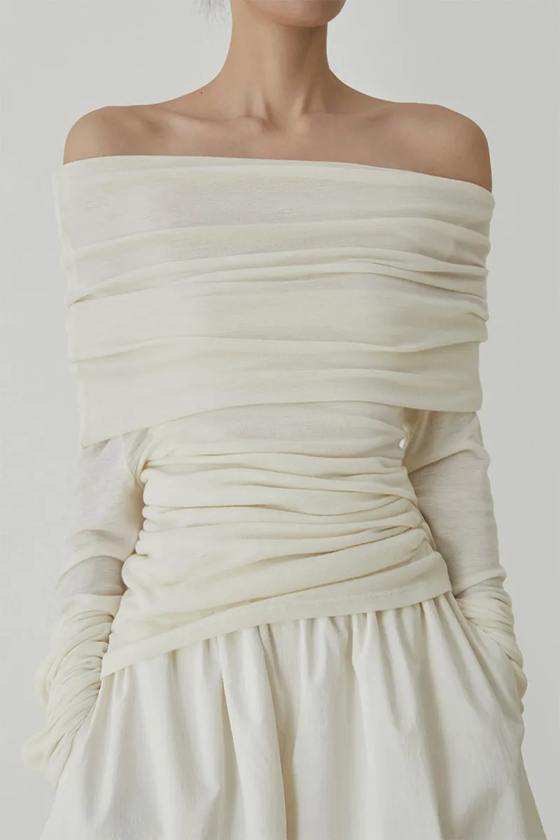 Wear More Pleated Knit Tops
