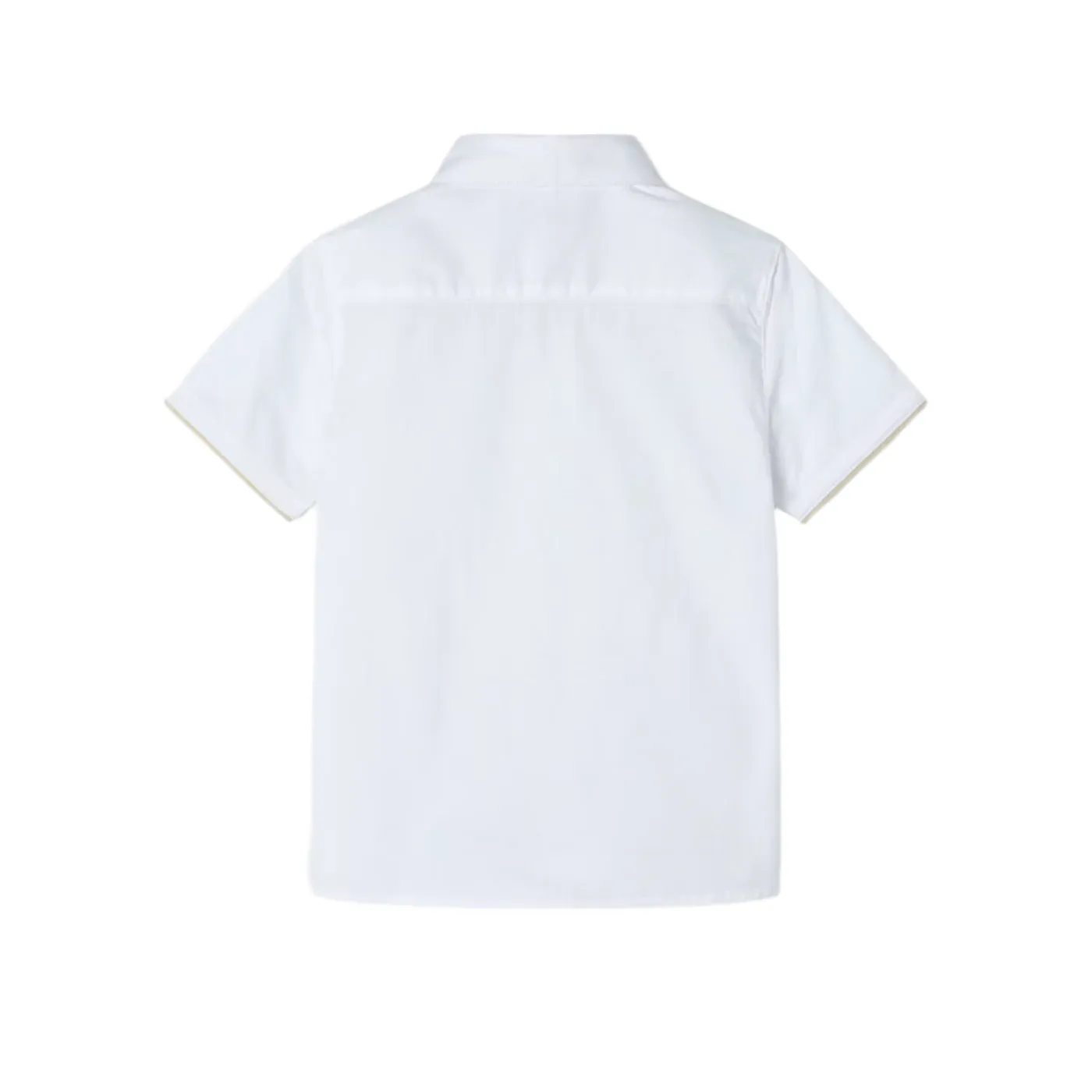 White Tan Button Up Shirt