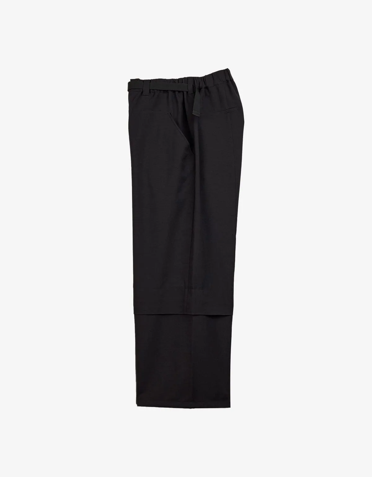 Y-3 Black Sport Uniform Patch Trousers